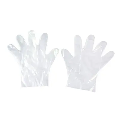 ถุงมือพลาสติก PE หนา 20 ไมครอน PARAGON (แพ็ก 50 ชิ้น)