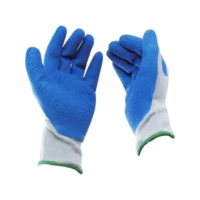 ถุงมือถักเคลือบยาง MICROTEX รุ่น 14-342209 ขนาด L สีน้ำเงิน