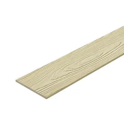 Plank Advance Teak SHERA Square Cut Size 15 x 300 x 0.8 CM. Light Yellow