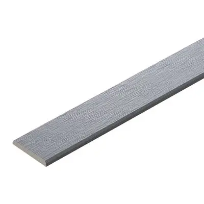 Strip Straight Grain V Cut SHERA Size 7.5 x 0.8 x 300 CM. Modern Grey