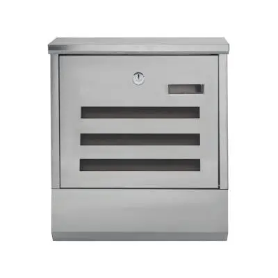 Stainless Mail Box GIANT KINGKONG MD004 Size 335 x 305 x 110 MM. Dark Stainless