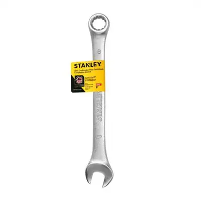 ประแจแหวนข้างปากตาย STANLEY รุ่น STMT80217-8 ขนาด 8 มม. สีเงิน