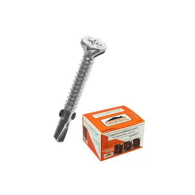 PROFAST Self Drilling Screw with Wing (PF-WZTW10X40CSK), 1.5 Inch (10x40), (100 Pcs./Pack)
