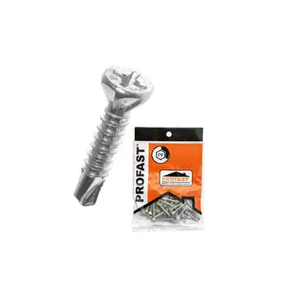 PROFAST Self Drilling Screw (PF-WZTW 7X20 WITHOUT), 0.8 Inch (7x20), (50Pcs./Pack)