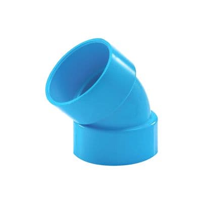 Elbow 45 DR Degree SCG Size 1 1/4 inch Blue