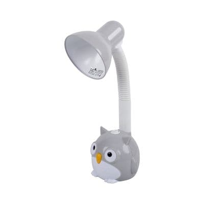Study Lamp Owl (E27x1) LUZINO MT-603 Size 14.5 x 14 x 43 CM. Grey