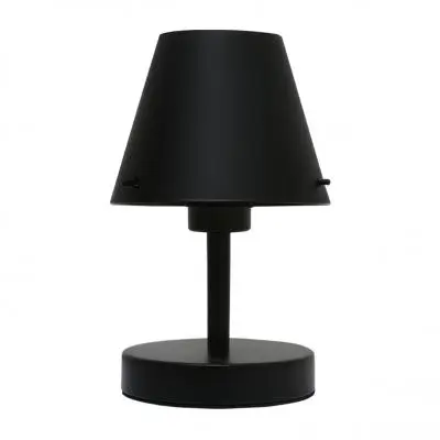 Table Lamp (E27x1) LUZINO No. 10073/1T Size 15 x 15 x 25 CM. Black