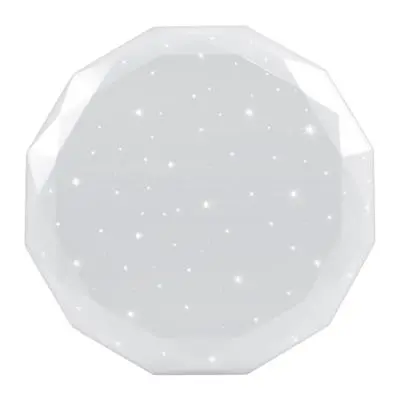 Ceiling Lamp Acrylic LED 24 W Daylight EVE LIGHTING Sphere Diamond 24W DL Size 33x33x6 CM. White