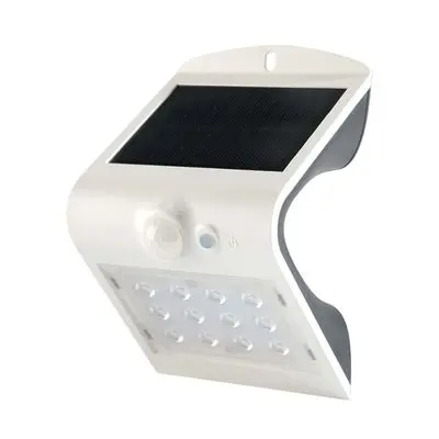 Solar Wall Lamp EVE LIGHTING WSL-16/1.5W/65K Size 14.45 x 9.6 x 7.9 CM. White