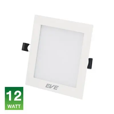 โคมดาวน์ไลท์หน้าเหลี่ยม 7 นิ้ว LED 12W Tri-Color EVE LIGHTING รุ่น SQ 12W(3IN1) สีขาว