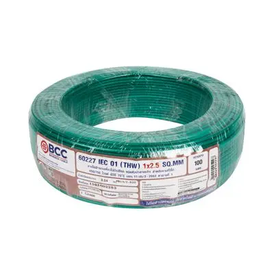 Electric Cable BCC No. 60227 IEC 01 (THW) 2.5 SQ.MM. Size 100 M.