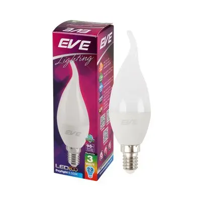 LED Bulb 3 W Daylight EVE LIGHTING ECO OPERA E14