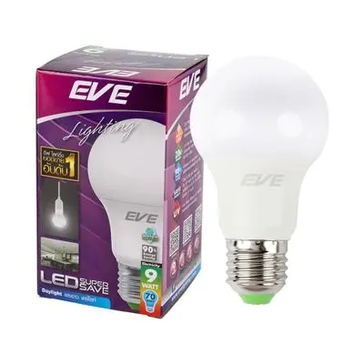 LED Bulb 9 W Daylight EVE SUPER SAVE A60 E27
