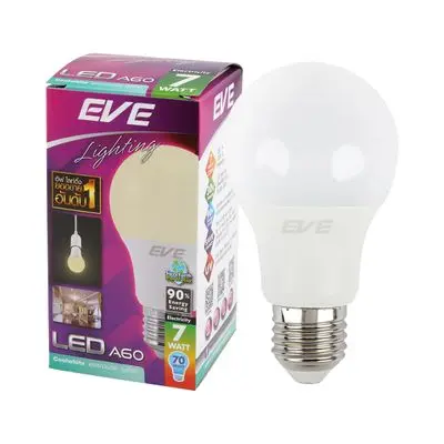 LED Bulb 7 W Cool White EVE LIGHTING A60 E27