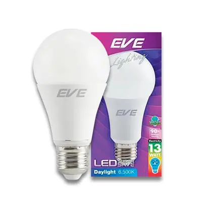 LED Bulb 13 W Daylight EVE LIGHTING SUPER SAVE A65 E27