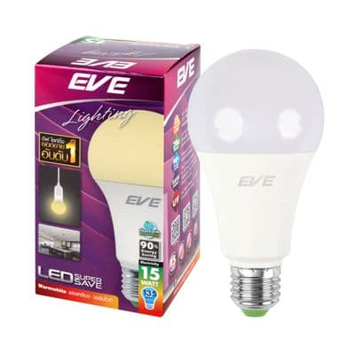 LED Bulb 15 W Warm White EVE LIGHTING SUPER SAVE A60 E27