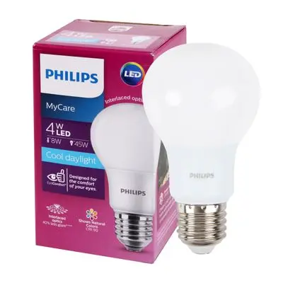 LED Bulb 4 W Cool Daylight PHILIPS LEDBULB 4W E27