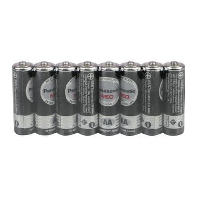 Battery PANASONIC Neo R6NT/8SL Size AA (Pack 8 Pcs.) Black