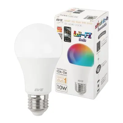 LED Bulb 10 Watt RGB EVE LIGHTING Smart Wifi E27