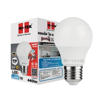 HI-TEK LED Bulb 5 Watt Daylight (MUAY THAI E27)
