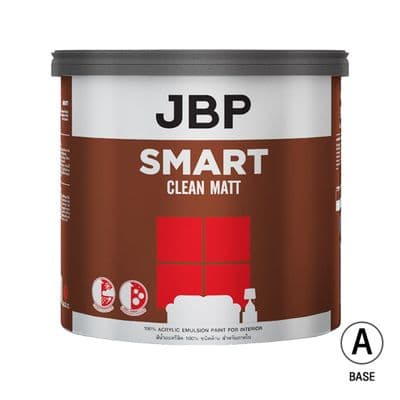 สีน้ำทาภายใน M JBP รุ่น SMART CLEAN ขนาด 1 แกลลอน สีเบส A