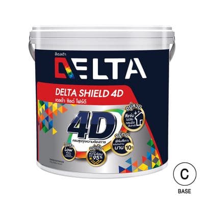 Exterior Paint Sheen DELTA Shield 4D Size 1 Gallon Base C