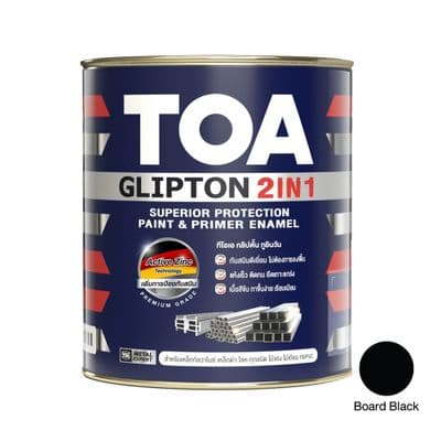 Enamel & Primer Matt TOA Glipton 2in1 Size 1 Gallon Board Black #GF888