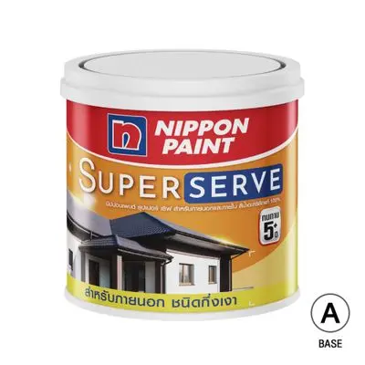 Exterior Paint SG NIPPON Super Serve Size 1 Gallon Base A