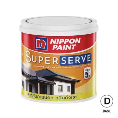 Exterior Paint SG NIPPON Super Serve Size 1  Gallon Base D