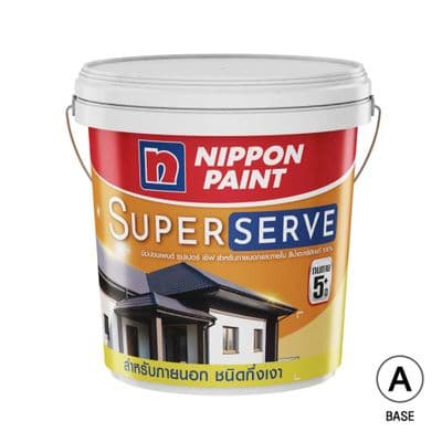Exterior Paint SG NIPPON Super Serve Size 2.5 Gallon Base A