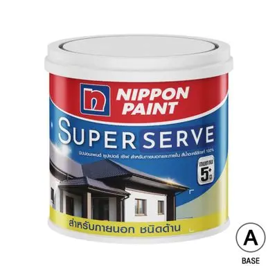 Exterior Paint Matt NIPPON Super Serve Size 1 Gallon Base A