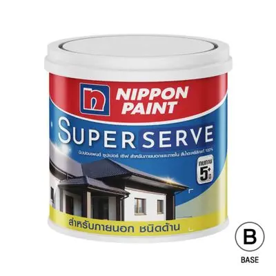 Exterior Paint Matt NIPPON Super Serve Size 1 Gallon Base B