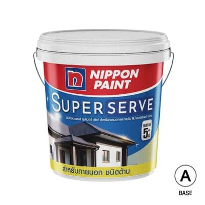 Exterior Paint Matt NIPPON Super Serve Size 2.5 Gallon Base A