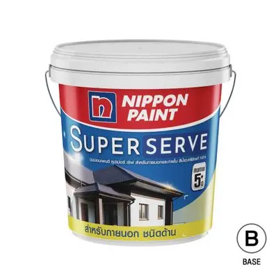 Exterior Paint Matt NIPPON Super Serve Size 2.5 Gallon Base B