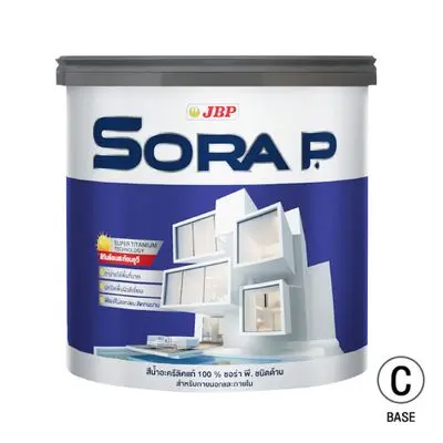Exterior Paint Matt 1 Gallon JBP SORA P Base C