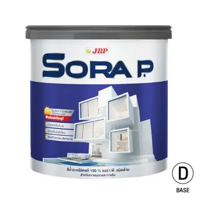 Exterior Paint Matt 1 Gallon JBP SORA P Base D
