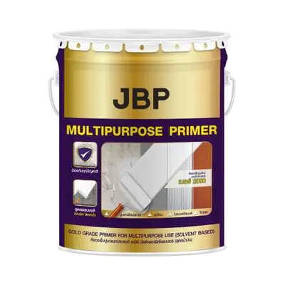 สีรองพื้นปูนอเนกประสงค์ สูตรน้ำมัน JBP รุ่น Multipurpose Primer ขนาด 5 แกลลอน สีขาว #2000