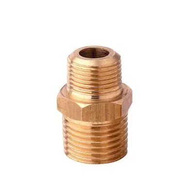 Reducer Nipple (P) ANA Size 1/2 x 1/4 Inch Brass