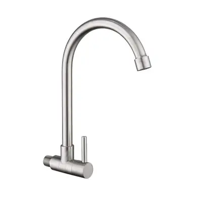 EIDOSA Stainless Wall Single Sink Faucet (EI 5369124)