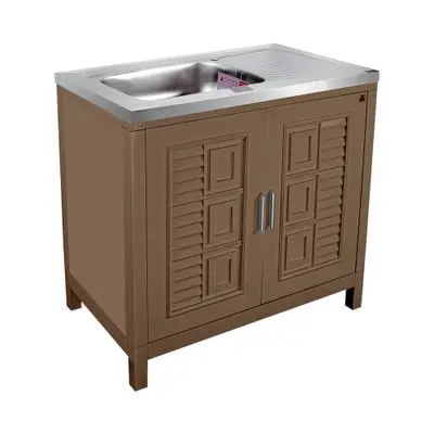 Sink Top Cabinet 1 Hole ADVANCED C1S 5080 Size 80 x 50.5 x 80 cm Oak