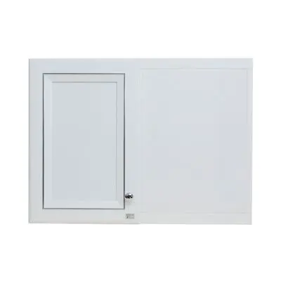 ตู้แขวนเข้ามุมขวา YES MOULDING รุ่น HC03-06 ขนาด 80.5 x 33 x 60 ซม. สีขาว
