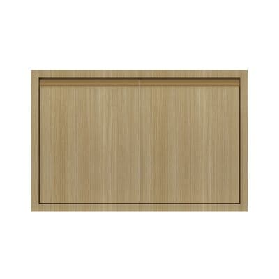 JUPITER Silky Woods Under Stove Counter Door, 87 x 57 cm, Brown