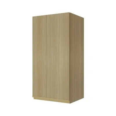 JUPITER Silky Woods Single Hanging Cabinet, 40 x 30 x 80 cm, Brown
