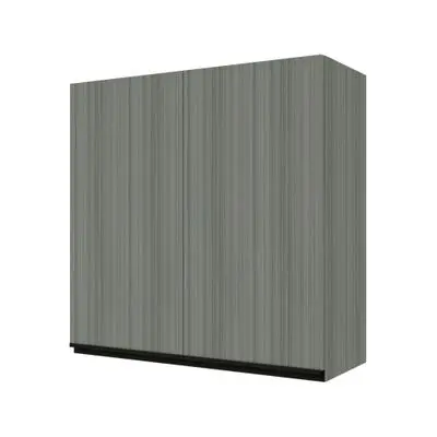 JUPITER Silky Light Double Cabinet, 80 x 30 x 80 cm, Grey