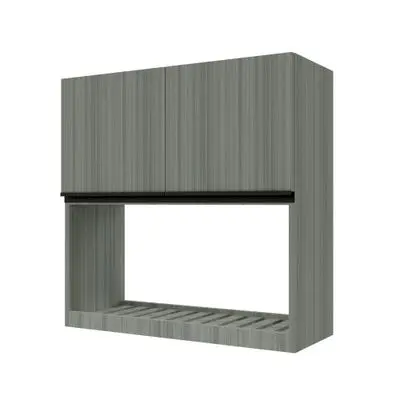 JUPITER Silky Light Cabinet Rack, 80 x 30 x 80 cm, Grey