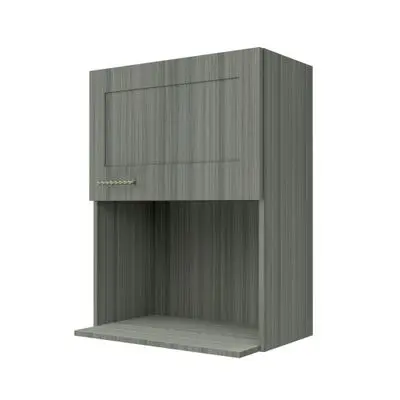 JUPITER Microwave Cabinet (Glory Light), 60 x 40 x 80 cm, Grey