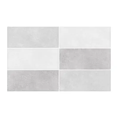 DURAGRES Ceramics Wall Tiles (DEWA GREY) Size 25 x 40 cm (Box 10 Pcs.) Grey Random