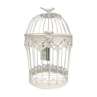 FONTE Vintage Round Birdcage (JSD18225R-S), White Color