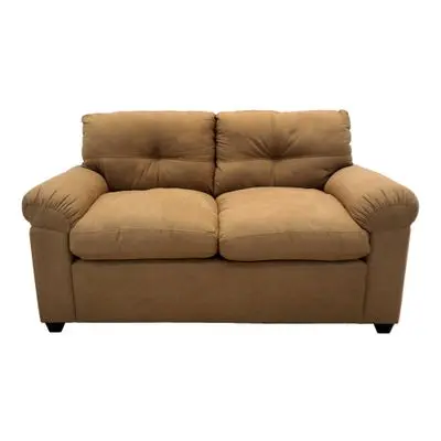 KASSA 2-Seat Fabric Sofa (JINNY), 160 cm., Brown Color