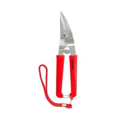 Pruning And Steel Scissors SOLEX No.160SS Size 8 Inch Red